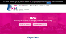 Tablet Screenshot of kza.nl